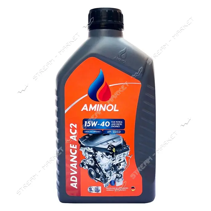 Масло моторное Aminol Advance AC2 15W40 SG/CD 1л                                                    