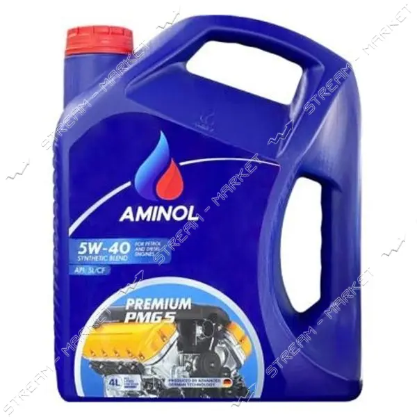 Масло моторное Aminol Premium  PMG5 5W40 SL/CF 4л                                                   