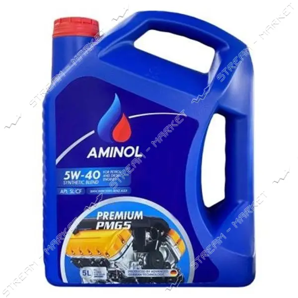 Масло моторное Aminol Premium PMG5 5W40 SL/CF 5л                                                    