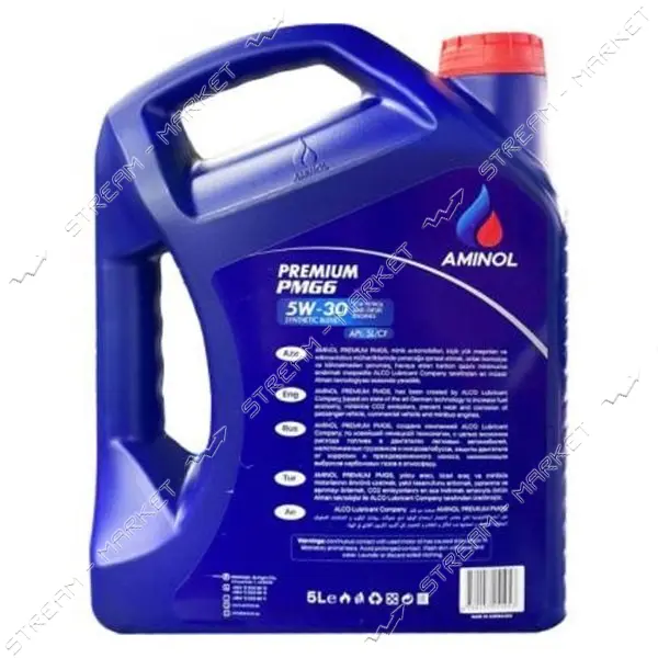 Масло моторное Aminol Premium PMG6 5W30 SL/CF 5л                                                    
