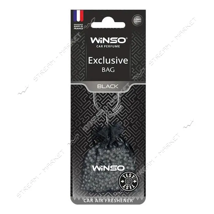 Ароматизатор Winso AIR BAG Exclusive с ароматизированными гранулами Black 20мл                      