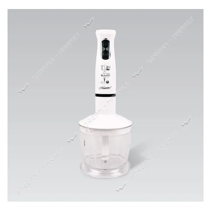 Блендер Maestro MR-561 300Вт плюс стакан с венчиком и измельчителем