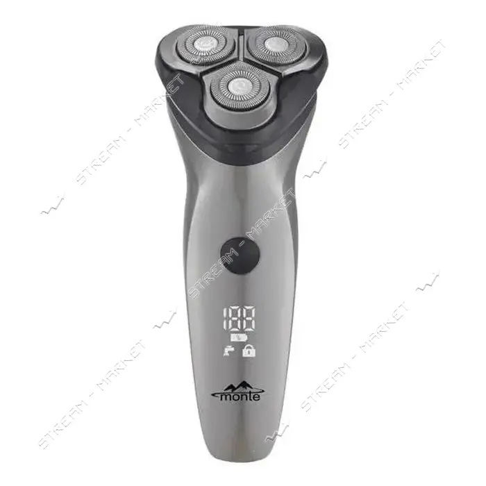 Электробритва Monte MT-5006G 5Вт роторная аккумуляторная