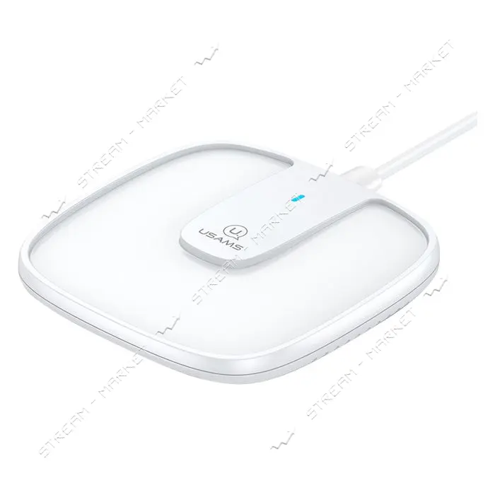 Беспроводное зарядное устройство Usams US-CD153 Ultra-thin белое