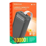 Портативное зарядное устройство Borofone BJ14B 2USB 30000mAh черное