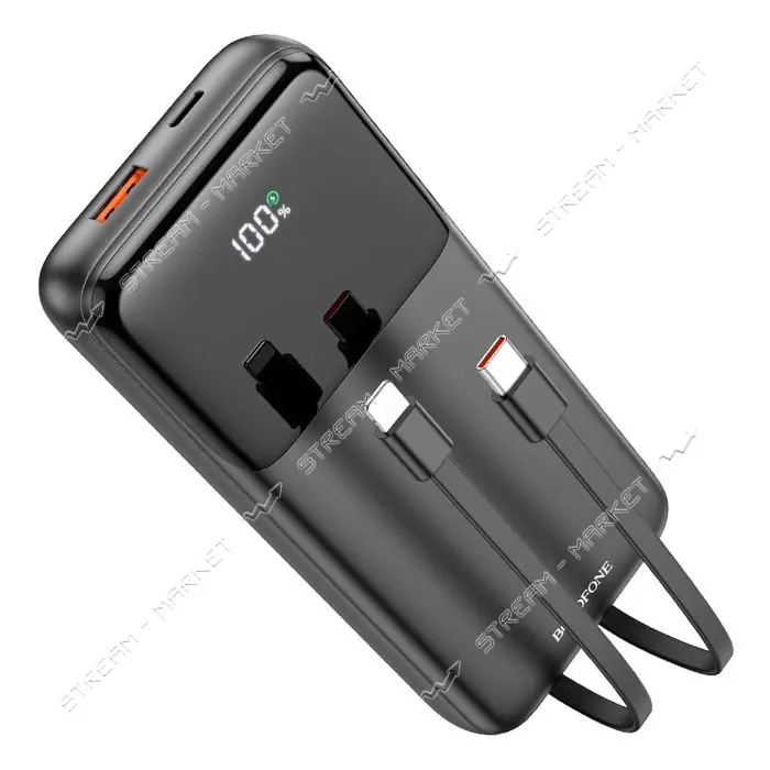 Портативное зарядное устройство Borofone BJ22A 1USB 20000mAh черное