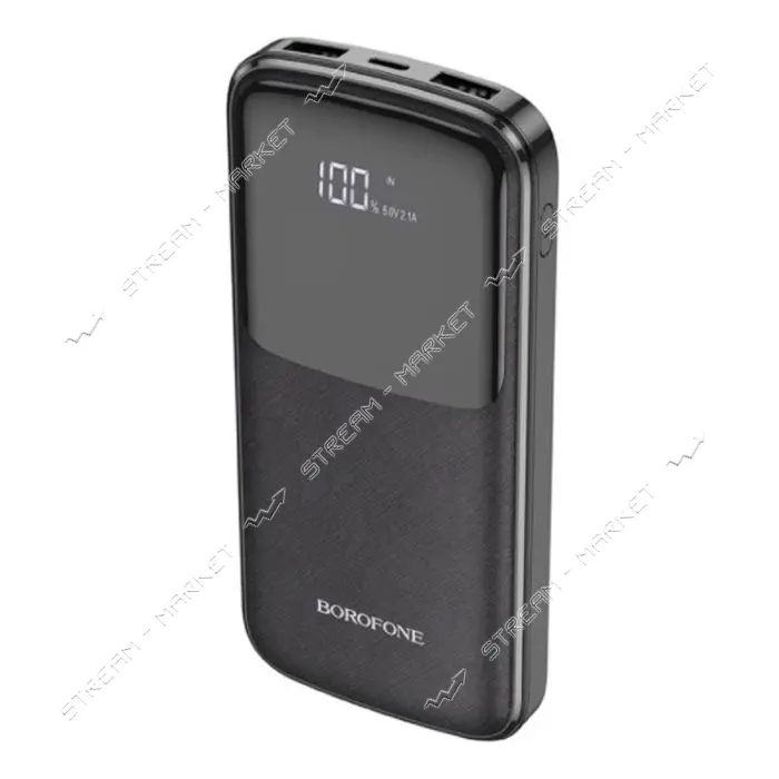 Портативное зарядное устройство Borofone BJ17A 2USB 20000mAh черное                                 