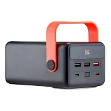 Портативное зарядное устройство Hoco J110А 4USB 60000mAh PD65W черное                               