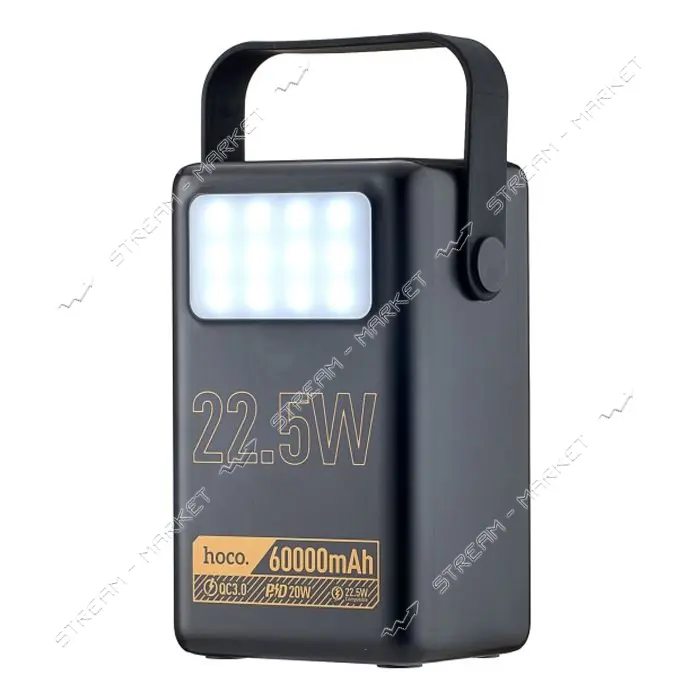 Портативное зарядное устройство Hoco J110 4USB 60000mAh черное                                      
