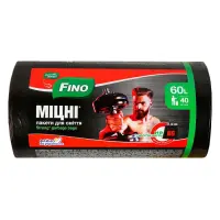 Пакеты для мусора Fino крепкие 60л 40шт                                                             