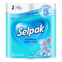 Полотенца кухонные Selpak Comfort 2-слойные 2шт                                                     