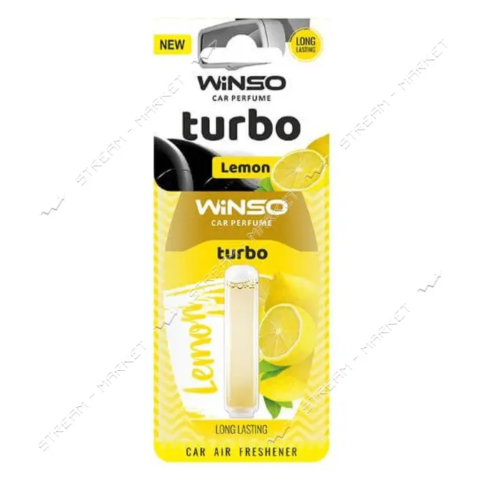 Ароматизатор Winso целлюлозный с капсулой Turbo Lemon                                               