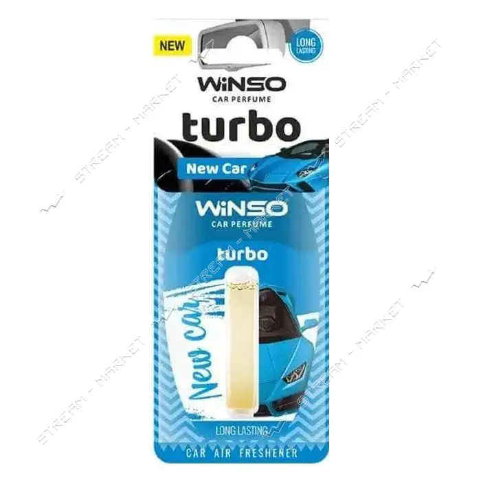 Ароматизатор Winso целлюлозный с капсулой Turbo New Car