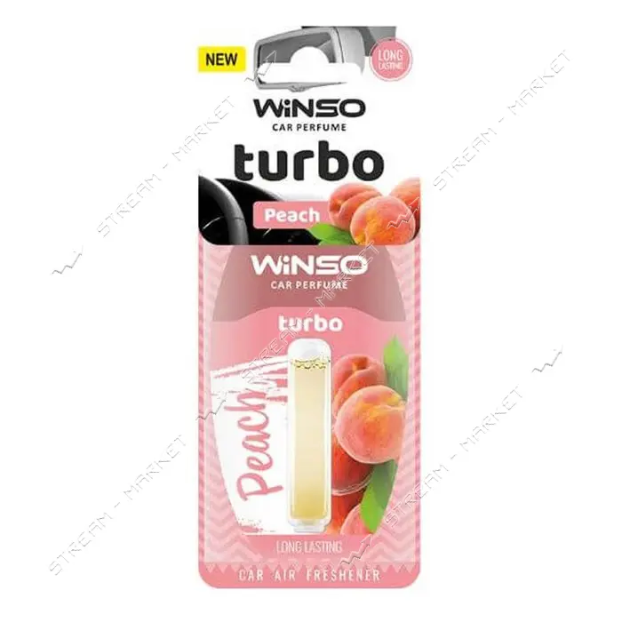 Ароматизатор Winso целлюлозный с капсулой Turbo Peach                                               