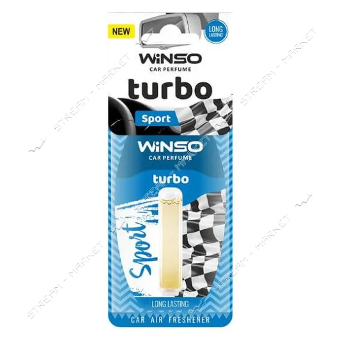 Ароматизатор Winso целлюлозный с капсулой Turbo Sport