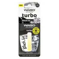 Ароматизатор Winso целлюлозный с капсулой Turbo Black Ice                                           