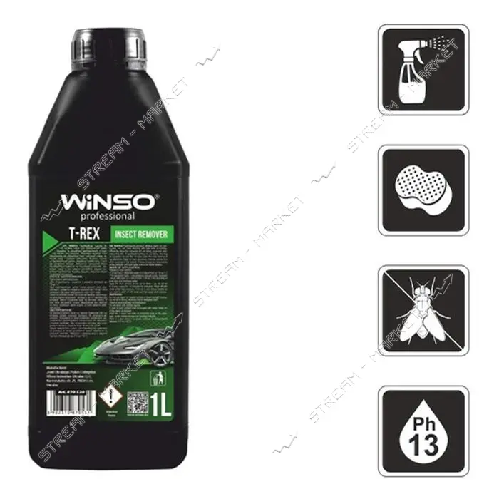 Очиститель от насекомых Winso T-REX Insect remover 1л