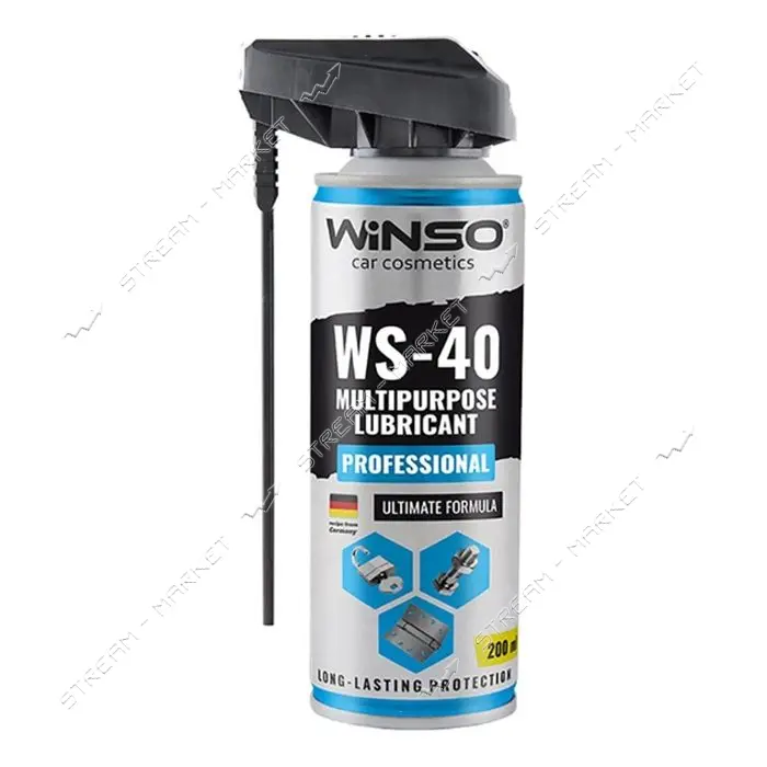Смазка Winso многофункциональная PROFESSIONAL MULTIPURPOSE LUBRICANT WS-40 200мл