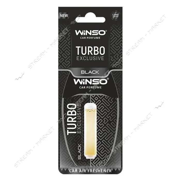 Ароматизатор Winso целлюлозный с капсулой Turbo Exclusive Black