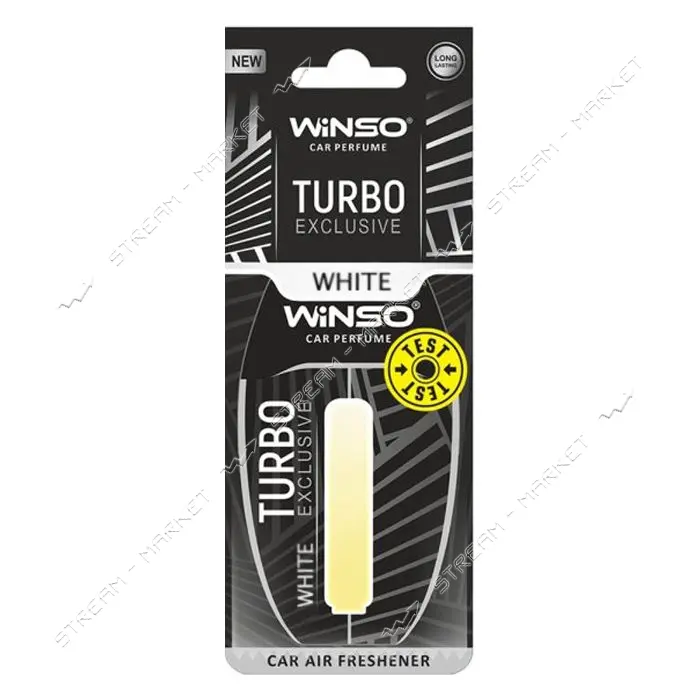 Ароматизатор Winso целлюлозный с капсулой Turbo Exclusive White
