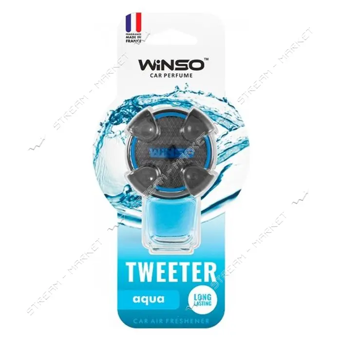 Ароматизатор Winso Tweeter Aqua 8мл на дефлектор                                                    