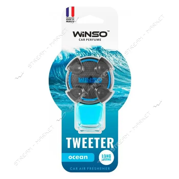 Ароматизатор Winso Tweeter Ocean 8мл на дефлектор                                                   