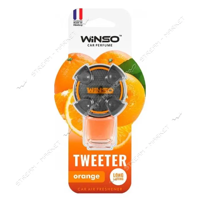 Ароматизатор Winso Tweeter Orange 8мл на дефлектор                                                  