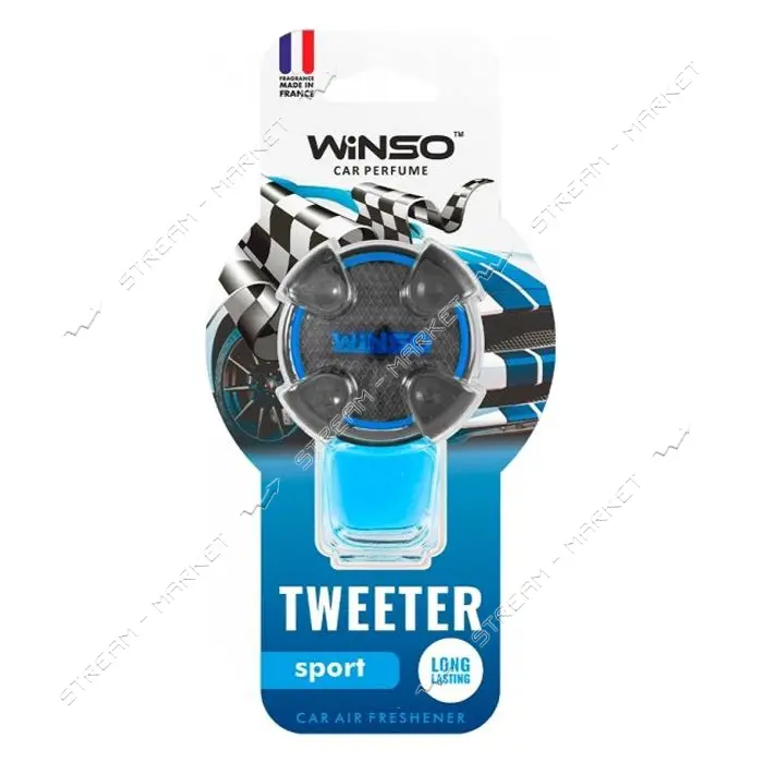 Ароматизатор Winso Tweeter Sport 8мл на дефлектор                                                   
