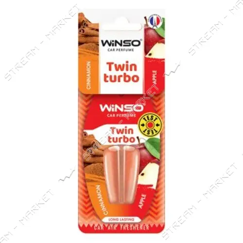 Ароматизатор Winso с двойной капсулой Twin Turbo Apple and Cinnamon                                 
