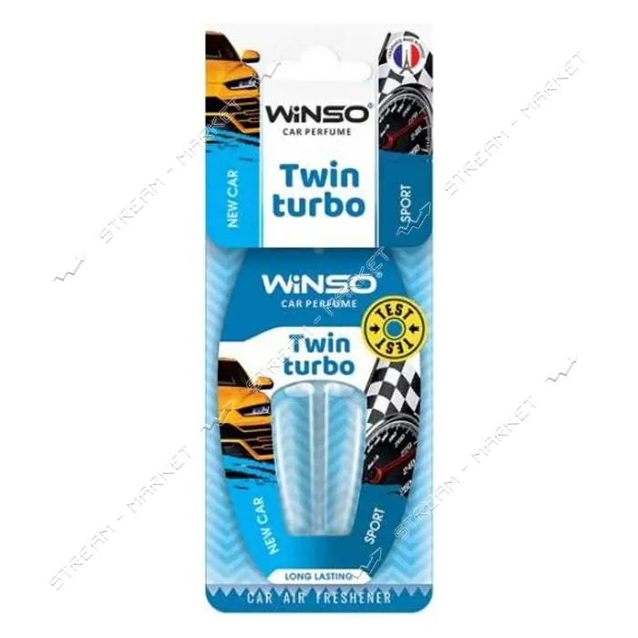 Ароматизатор Winso із подвійною капсулою Twin Turbo New Car and Sport                               