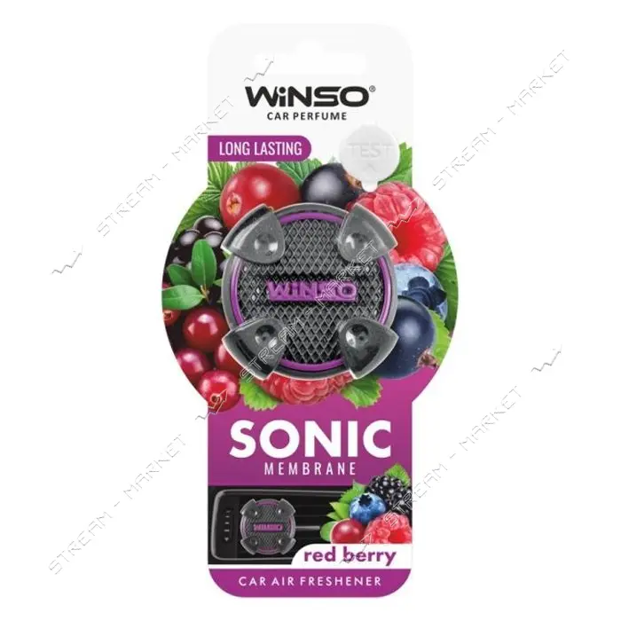 Ароматизатор Winso Sonic Red Berry на дефлектор мембранный