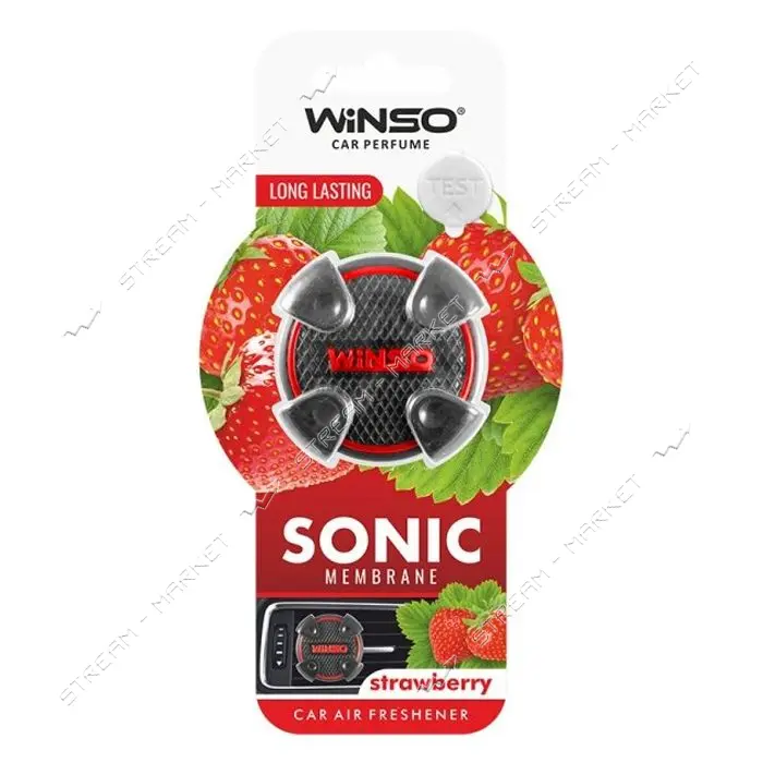 Ароматизатор Winso Sonic Strawberry на дефлектор мембранный                                         
