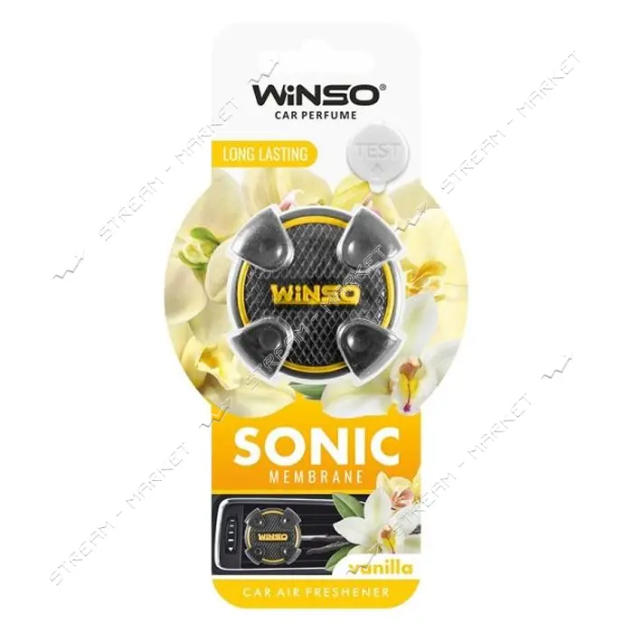 Ароматизатор Winso Sonic Vanilla на дефлектор мембранный