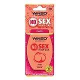 Ароматизатор целлюлозный Winso NO Sex in my car PEACH