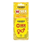 Ароматизатор целлюлозный Winso NO Sex in my car VANILLA