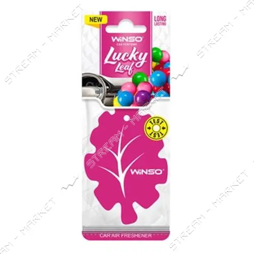 Ароматизатор Winso Lucky Leaf целлюлозный Bubble Gum                                                