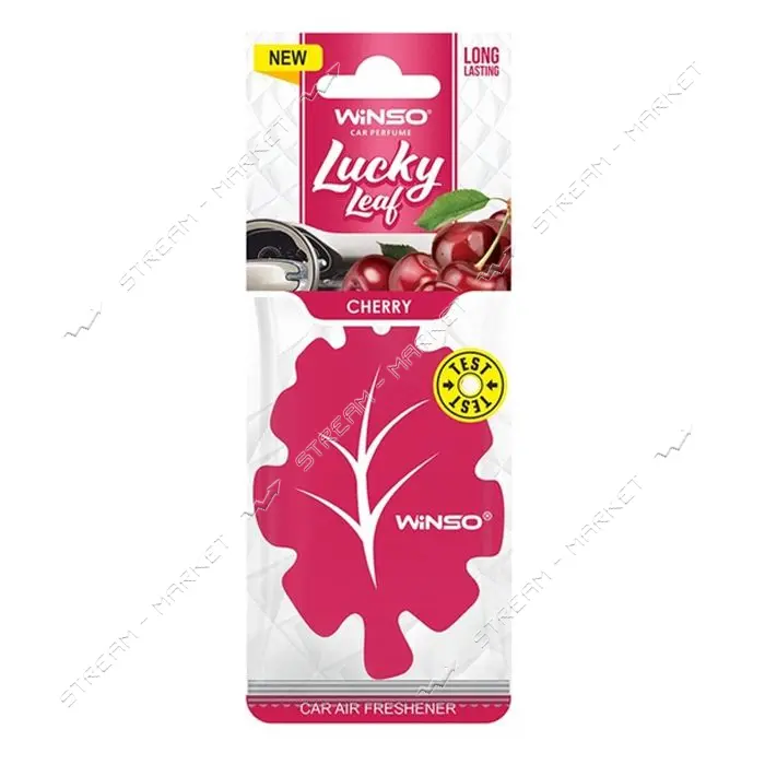 Ароматизатор Winso Lucky Leaf целлюлозный Cherry                                                    