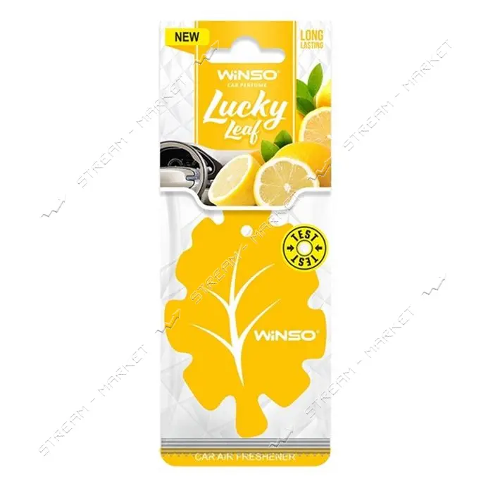 Ароматизатор Winso Lucky Leaf целлюлозный Lemon                                                     