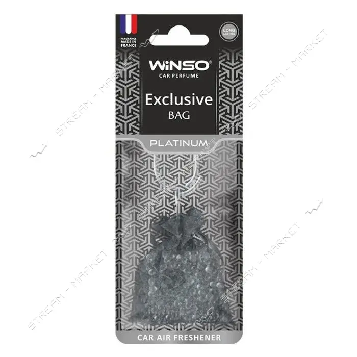 Ароматизатор Winso AIR BAG Exclusive с ароматизированными гранулами Platinum 20мл                   