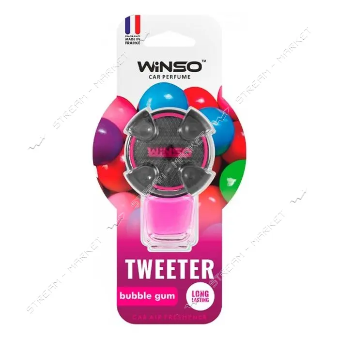 Ароматизатор Winso Tweeter Bubble Gum 8мл на дефлектор