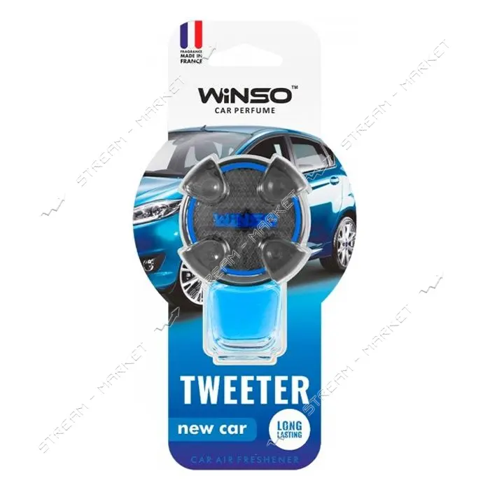 Ароматизатор Winso Tweeter New Car 8мл на дефлектор                                                 