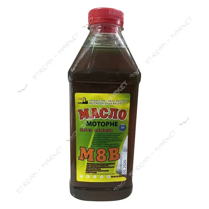 Масло моторное Узфам М8В SAE 20 API SD/CB 0.8л                                                      