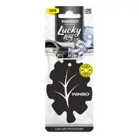 Ароматизатор целлюлозный Winso Lucky Leaf Black Ice                                                 