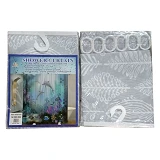 Штора для ванной комнаты SHOWER CURTAIN с водоотталкивающей пропиткой 180x180см серая               
