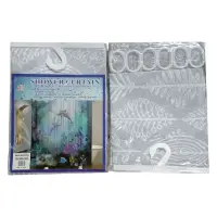 Штора для ванной комнаты SHOWER CURTAIN с водоотталкивающей пропиткой 180x180см серая               