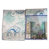 Штора для ванной комнаты SHOWER CURTAIN с водоотталкивающей пропиткой 180x180см белая               