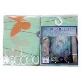 Штора для ванной комнаты SHOWER CURTAIN с водоотталкивающей пропиткой 180x180см мятная