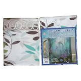 Штора для ванной комнаты SHOWER CURTAIN с водоотталкивающей пропиткой 180x180см ассорти             