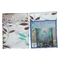 Штора для ванной комнаты SHOWER CURTAIN с водоотталкивающей пропиткой 180x180см ассорти             
