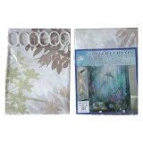 Штора для ванной комнаты SHOWER CURTAIN с водоотталкивающей пропиткой 180x180см ассорти             
